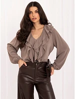 Bluzka MI BZ model 21421277 ciemny bezowy - FPrice