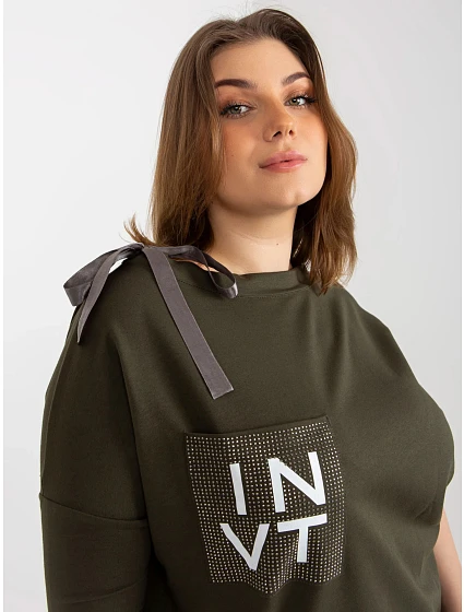 Dámská halenka EM BZ HW 20 model 21866297 Khaki tmavě zelená - FPrice