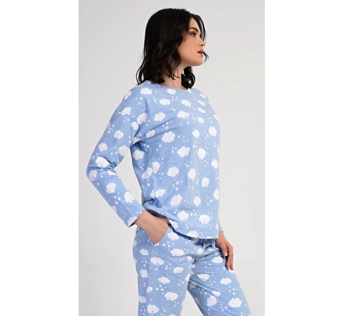 Dámské pyžamo dlouhé Obláček Dámské pyžamo dlouhé Obláček