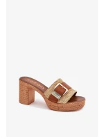 Pantofle model 213955 Step in style Pantofle model 213955 Step in style