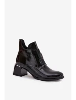 Boty na podpatku model 216971 Step in style Boty na podpatku model 216971 Step in style