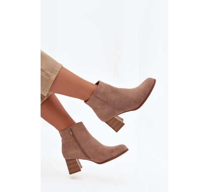 Boty na podpatku  model 220710 Step in style