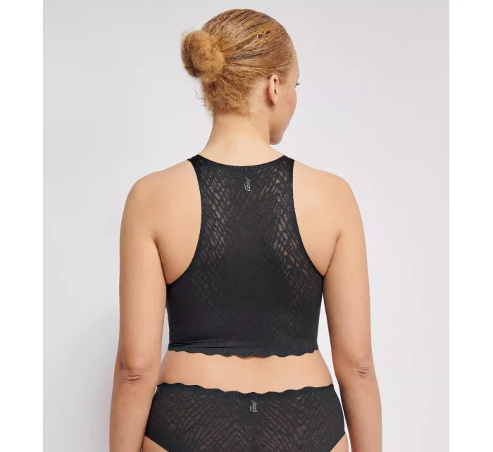 sloggi ZERO Feel Bliss Crop Top - BLACK - SLOGGI BLACK - SLOGGI