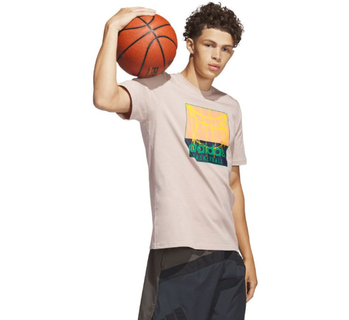Pánské tričko adidas Chain Net Basketball Graphic Tee M IC1863