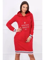 Červené šaty Brooklyn