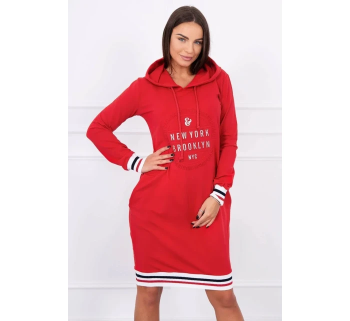 Červené šaty Brooklyn