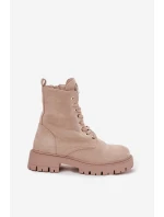 Dámské workery s krystaly na jazyku béžové Rosira Dámské workery s krystaly na jazyku béžové Rosira