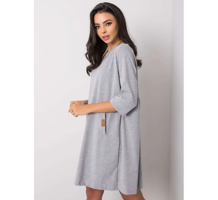 Šaty RV SK 6274.36P šedá