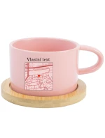 Personalizovaný hrneček Makronka s mapou Personalizovaný hrneček Makronka s mapou