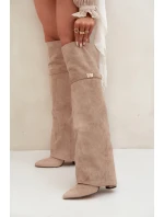 Kozačky na podpatku  model 217225 Step in style