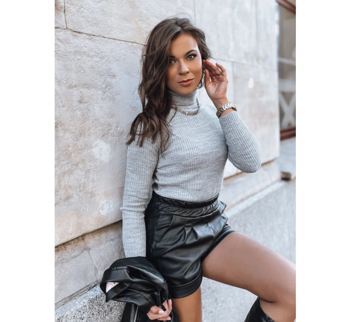 Dámský svetr světle šedý Dstreet model 21964144 - FashionStreet Dámský svetr světle šedý Dstreet model 21964144 - FashionStreet