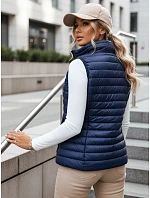 Dámská prošívaná vesta STANSY navy blue FashionStreet TY3962