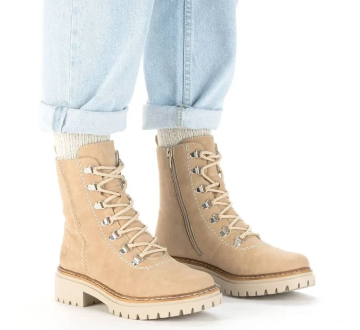 W béžové zateplené model 20493057 - Rieker