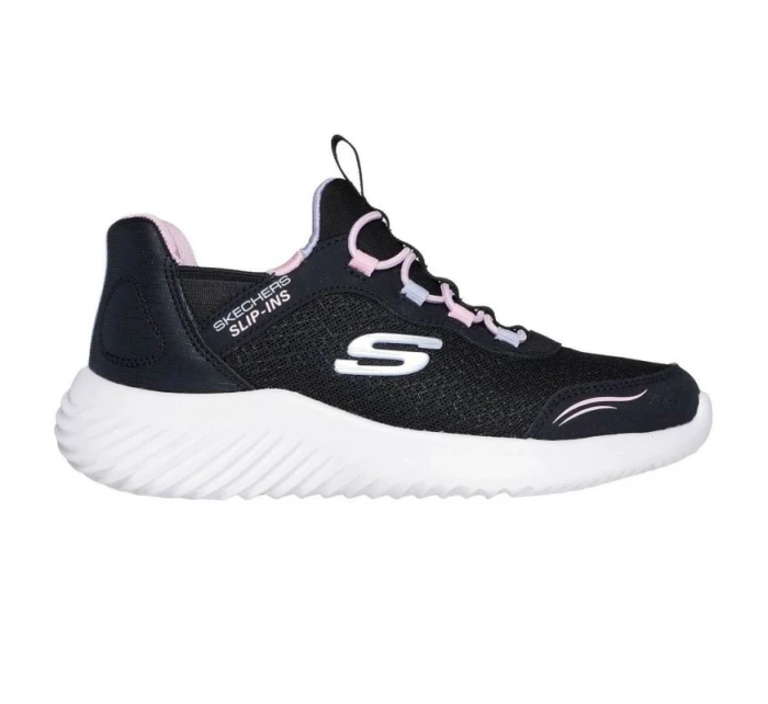 Boty Skechers Slip-ins Bounder Simple Cute Jr 303585N-BLK Boty Skechers Slip-ins Bounder Simple Cute Jr 303585N-BLK