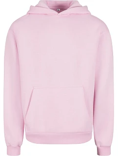 Build your Brand BY 284 Mikina s kapucí z těžké bavlny "Fluffy" 56.0284 soft pink