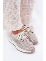 Kožené Lehká Polobotky Dámské Na Platformě model 21691747 - Artiker