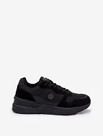 Pánské Sportovní Boty Sneakers Na Platformě Černé Hanirin