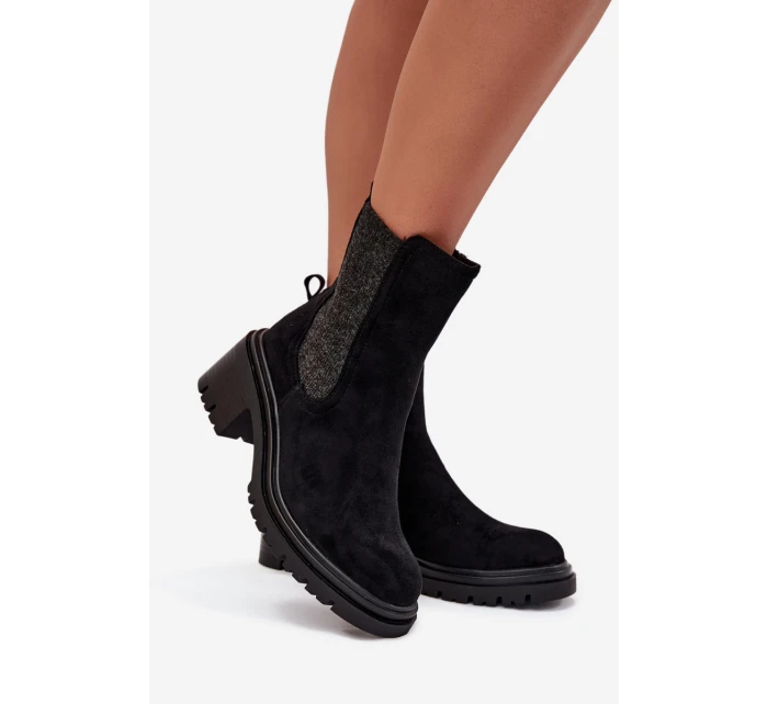 Dámské Zateplené Kotníkové Boty Na Klíně Černé Zoralia Dámské Zateplené Kotníkové Boty Na Klíně Černé Zoralia