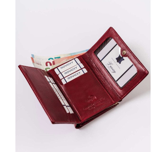 Dámské peněženky [DH] 15 09 SH RFID červená