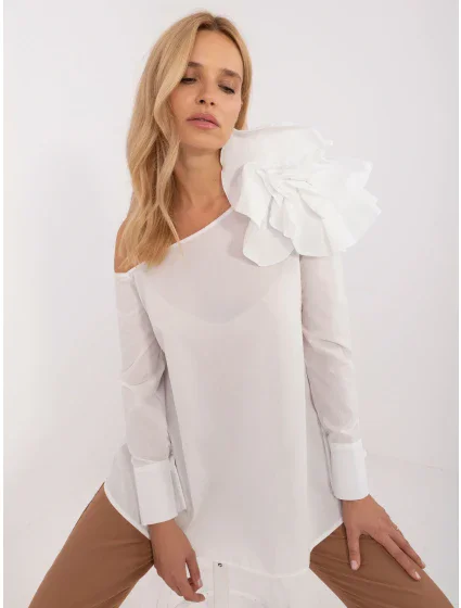 Bluzka LK BZ model 20470278 biały - FPrice Bluzka LK BZ model 20470278 biały - FPrice