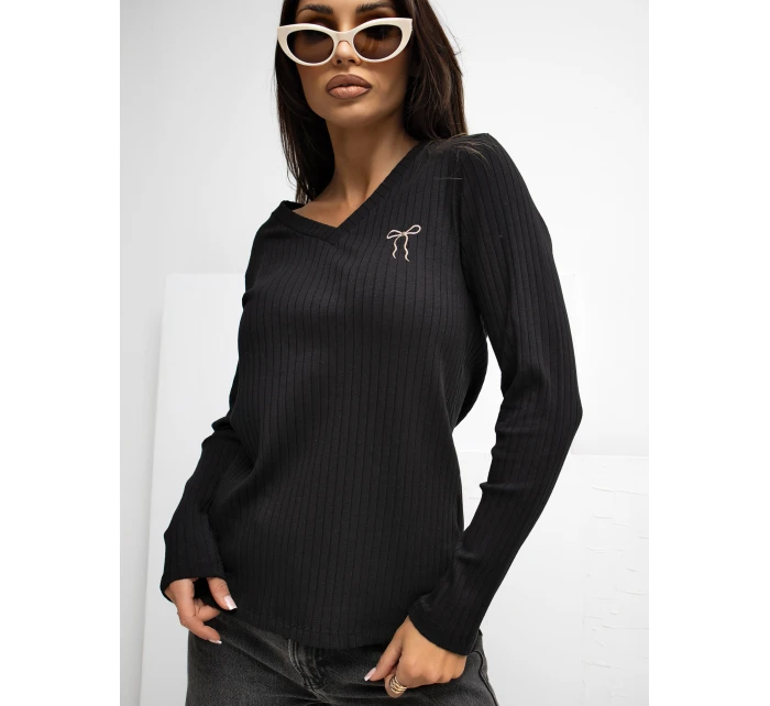 Bluzka RV BZ model 21777770 czarny - FPrice Bluzka RV BZ model 21777770 czarny - FPrice