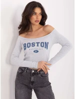 Bluzka WT BZ model 21875530 jasny szary - FPrice Bluzka WT BZ model 21875530 jasny szary - FPrice