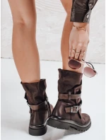 FashionStreet hnědé dámské boty ZY1143 FashionStreet hnědé dámské boty ZY1143