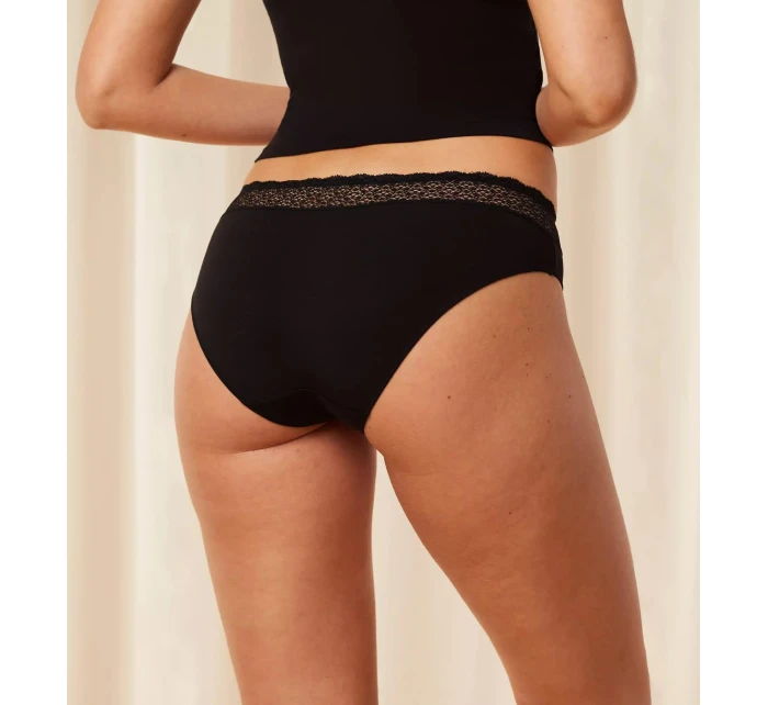 Dámské kalhotky Feel of Modal Tai 2P - BLACK - černé 0004 - TRIUMPH