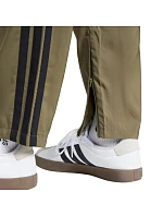 Pánské kalhoty adidas Essentials 3-Stripes Stanford Open Hem olivová JE6401