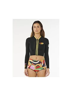 Dámská bunda RIP CURL G-Bomb 1.5 Ls Fz Crop Jkt, černá