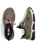 Pohodlná polobotka Rieker W RKR610 zelená