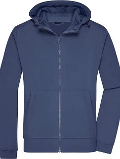 Daiber JN 1146 Pánská 2-vrstvá softshellová bunda s kapucí 02.1146 navy/navy