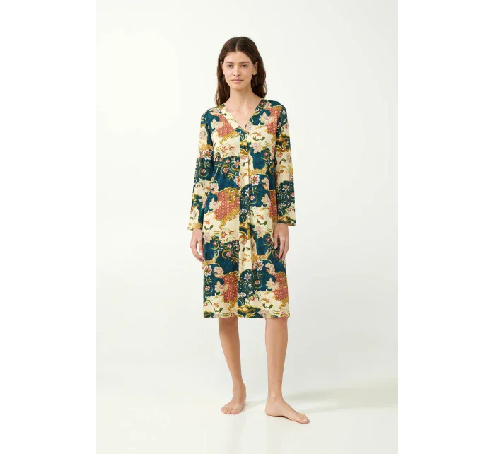 Květinová noční košile model 20515344 - Vamp Květinová noční košile model 20515344 - Vamp