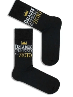 Pánské ponožky  zlato černé model 21780678 - Milena