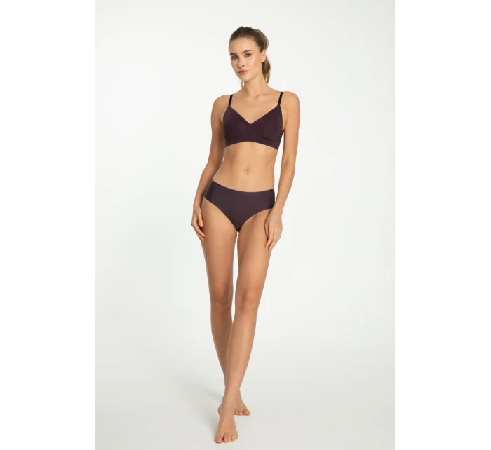 Spodní díl bikin Dark Plum Simple Classic - Julimex Spodní díl bikin Dark Plum Simple Classic - Julimex