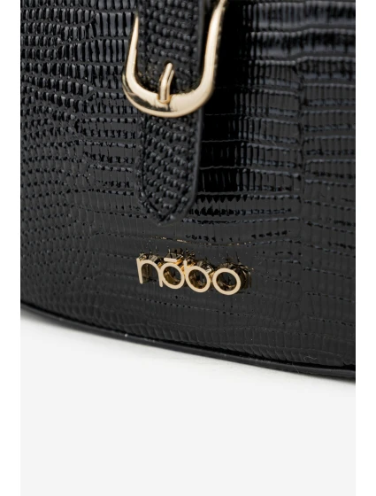 Dámská kabelka s drobným ražením Nobo – černá