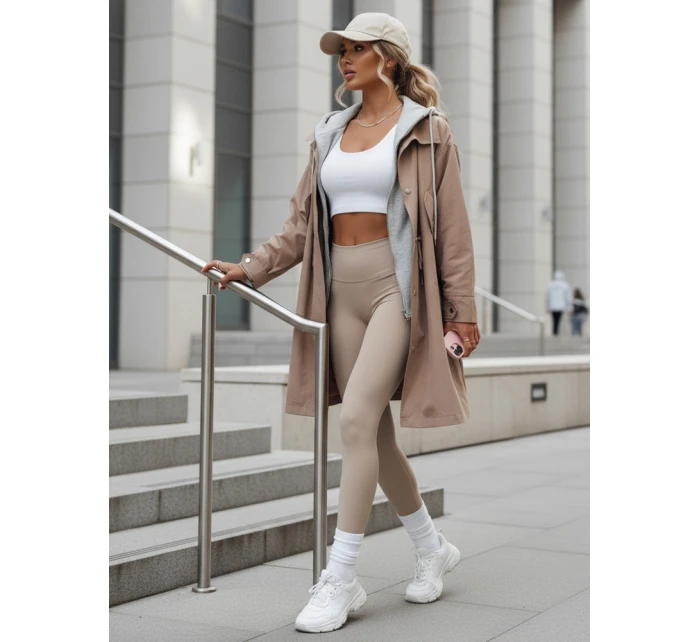 Kurtka parka damska LOIRE beżowa FashionStreet TY4295