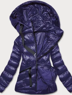 KRÓTKA KURTKA ZIMOWA DAMSKA GRANATOWA model 21244771 - J.STYLE