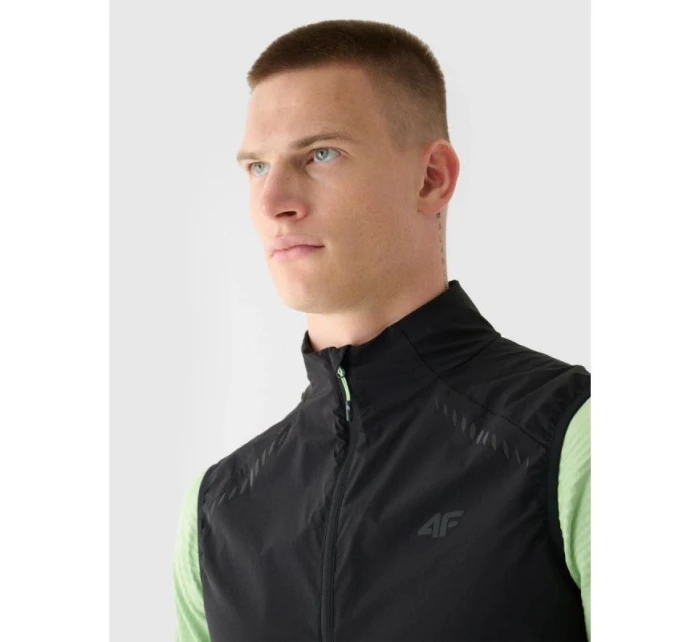 Pánské ultralehké běžecké tričko bez rukávů 4F 4FRAW24TVJAM213-20S