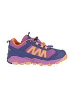 Trollkids Kids Tronfjell Hiker Low violet blue/mallow pink/papaya nepromokavá turistická obuv pro chlapce/dívky (475-111)