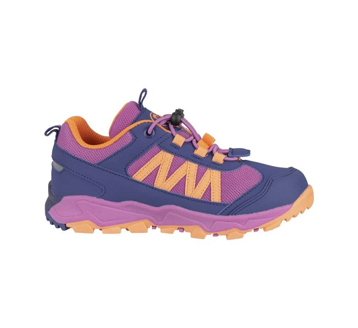 Trollkids Kids Tronfjell Hiker Low violet blue/mallow pink/papaya nepromokavá turistická obuv pro chlapce/dívky (475-111)