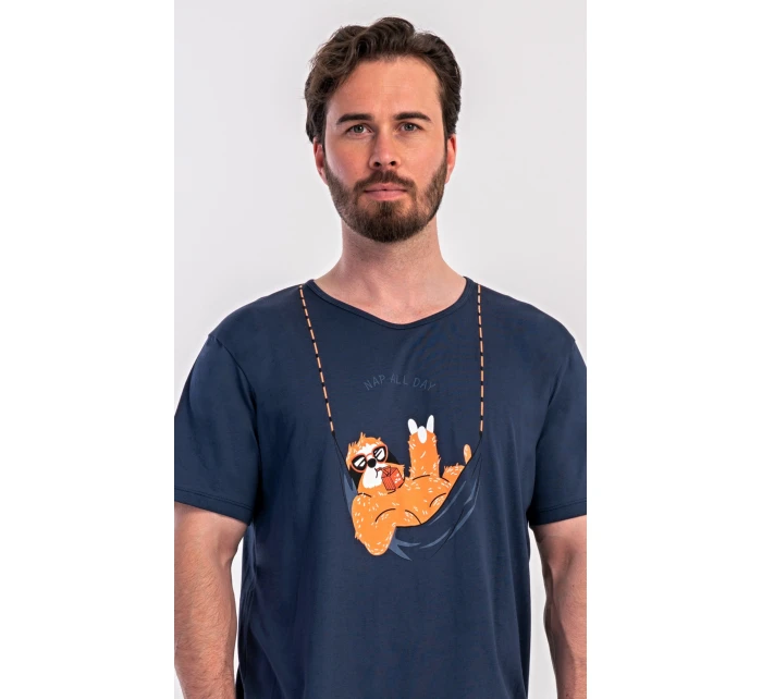 Pánská noční košile s krátkým rukávem model 21362744 - Vienetta MAN