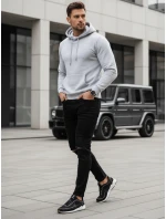 Pánské černé kalhoty FashionStreet UX3852