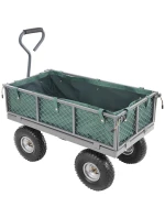 ZAHRADNÍ VOZÍK S PŘÍVĚSEM NA KOLEČKÁCH 270 KG