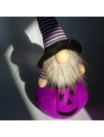 DÝNĚ DEKORATIVNÍ FIGURKA 25CM LED HALLOWEEN FIALOVÁ