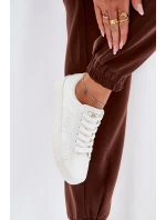 Nízké Dámské Tenisky Z Eko Kůže Big Star NN274577 Bílé Nízké Dámské Tenisky Z Eko Kůže Big Star NN274577 Bílé