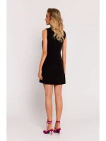 Šaty bez rukávů s  černé model 19660664 - Moe