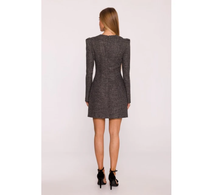 šaty s výstřihem do V černé model 21295846 - Moe šaty s výstřihem do V černé model 21295846 - Moe