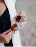 Dámské sluneční brýle Vuch Mitzi Transparent Pink