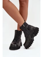 Dámské boty Artiker – černé, na platformě Dámské boty Artiker – černé, na platformě